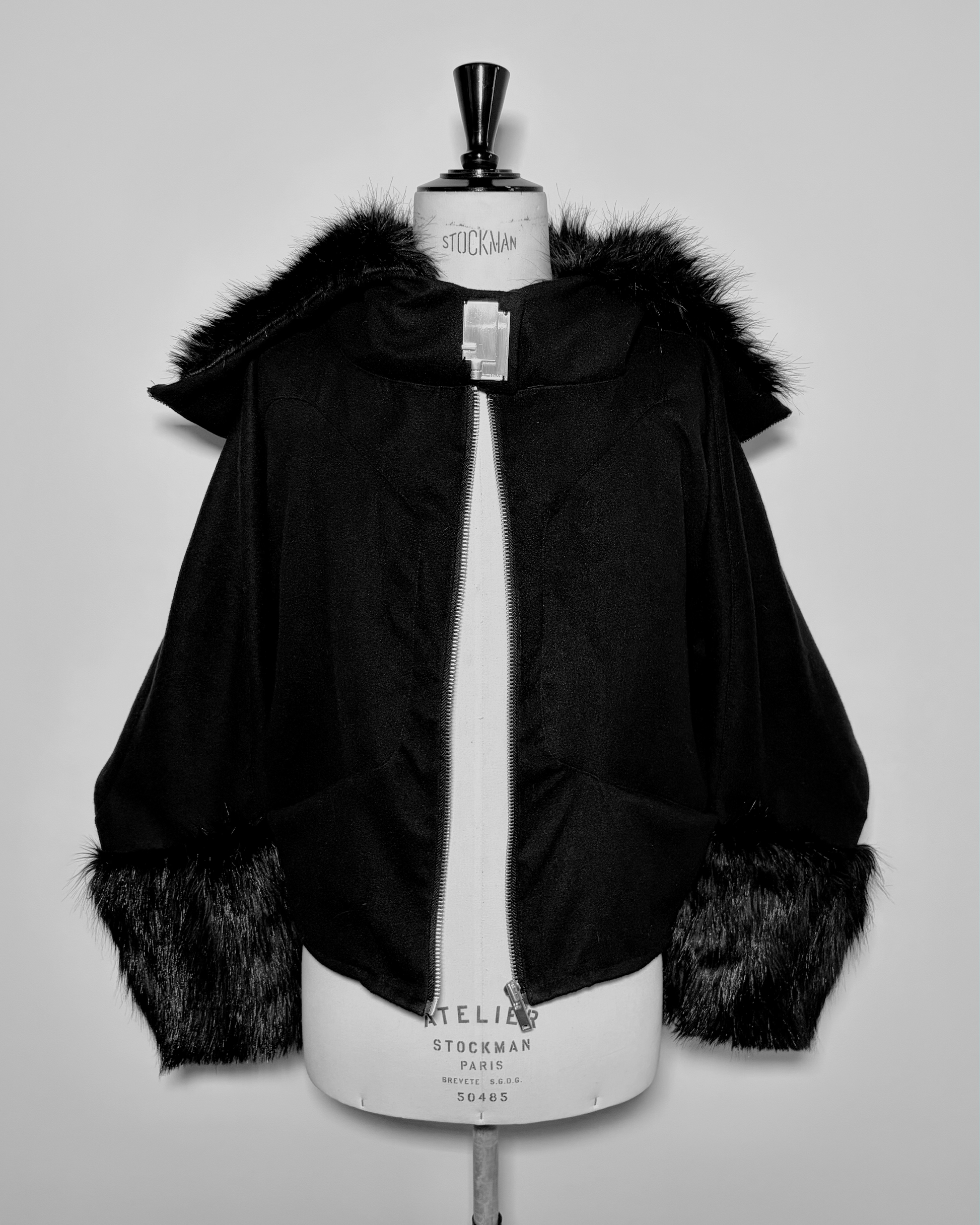 Hoodie Zippé à Capuche Zippée - packshot face zip ouvert
