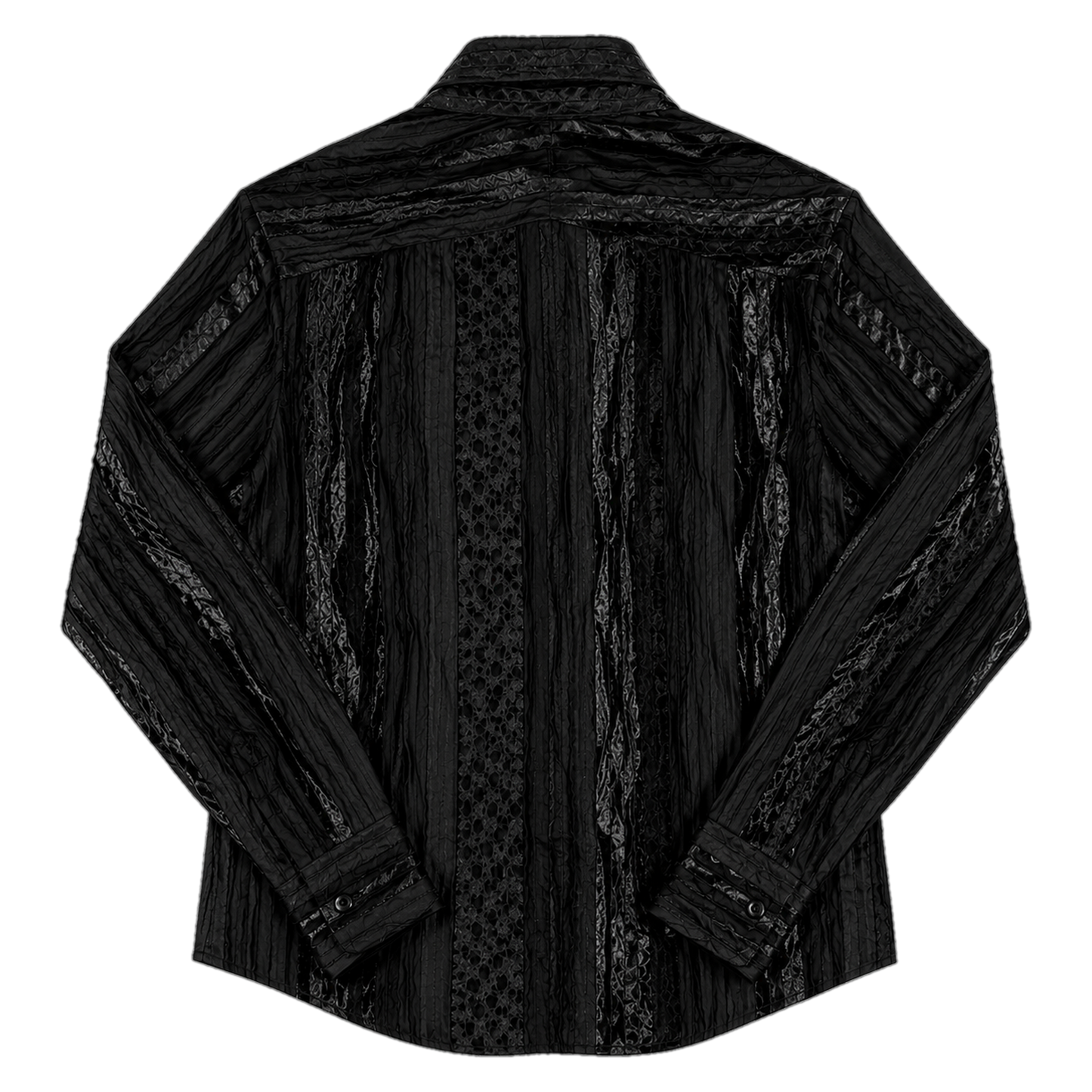 Chemise Texture Noire Absolue - dos