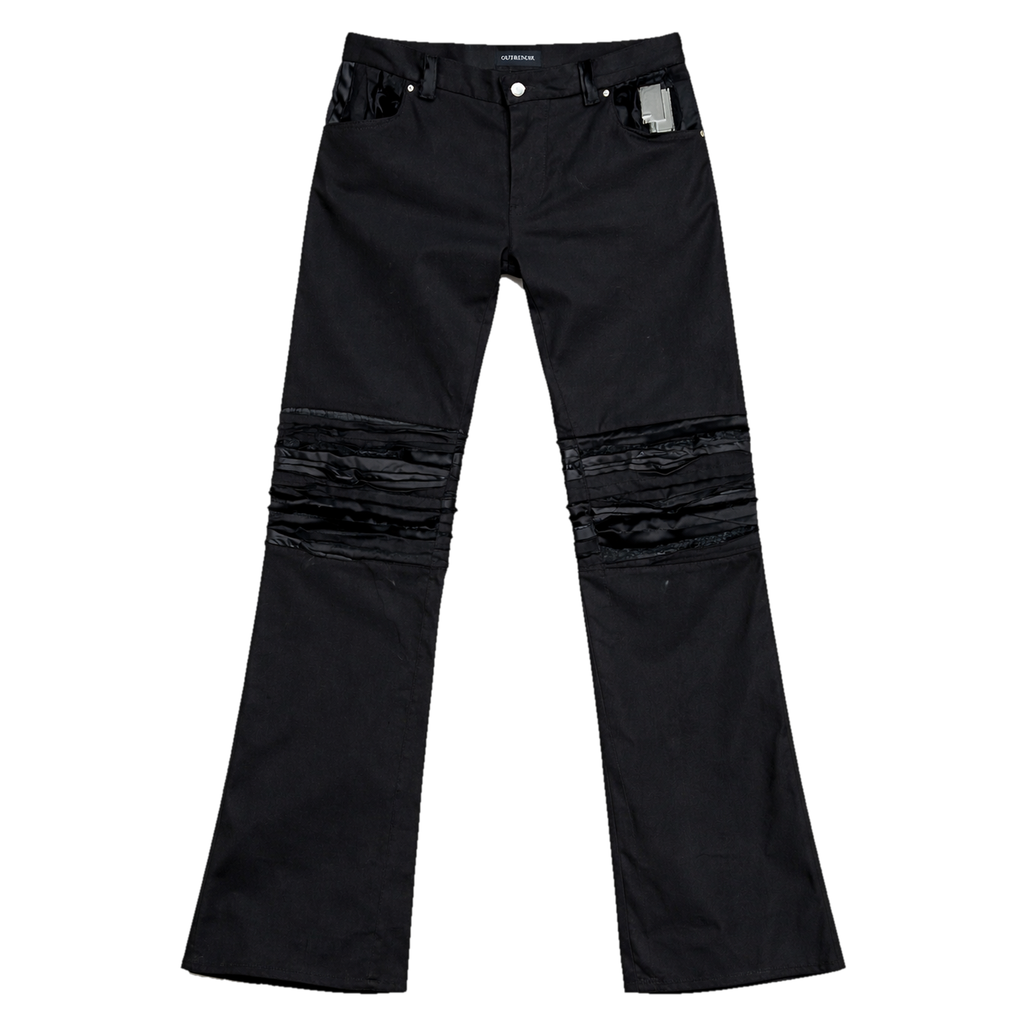 Pantalon Disco Flare Genou Texturé